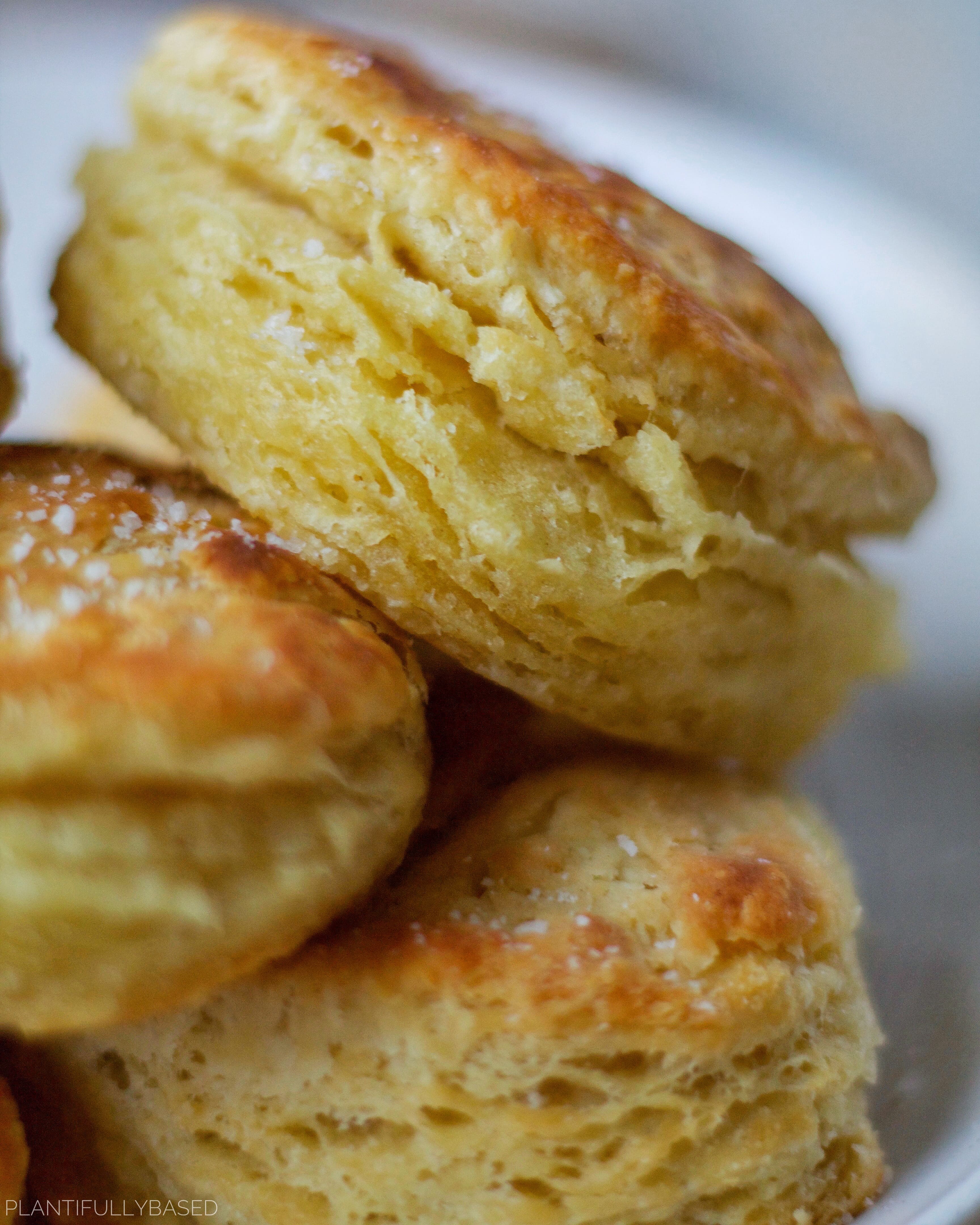 Homemade Southern Vegan Biscuits - Plantifully Based