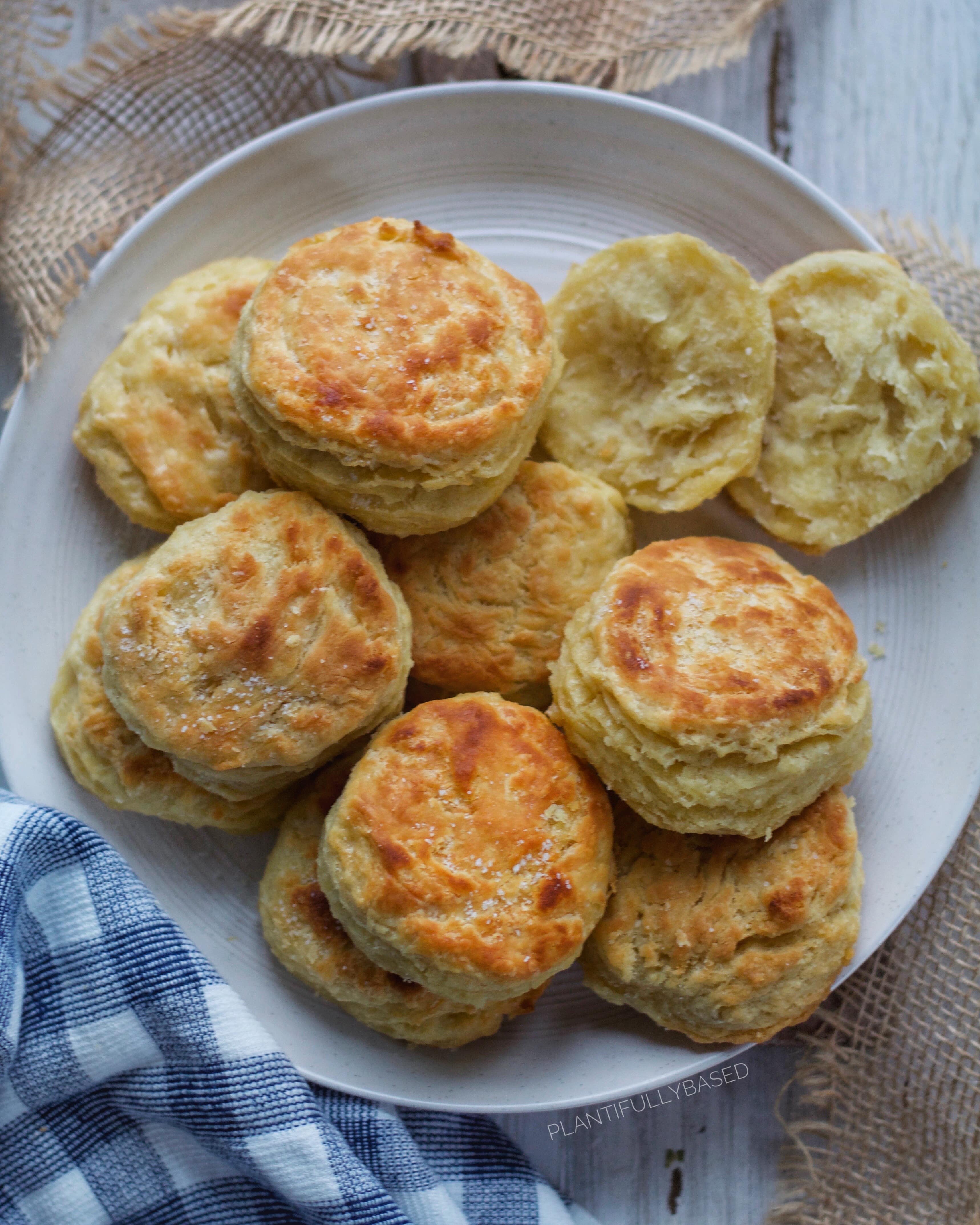 Homemade Southern Vegan Biscuit