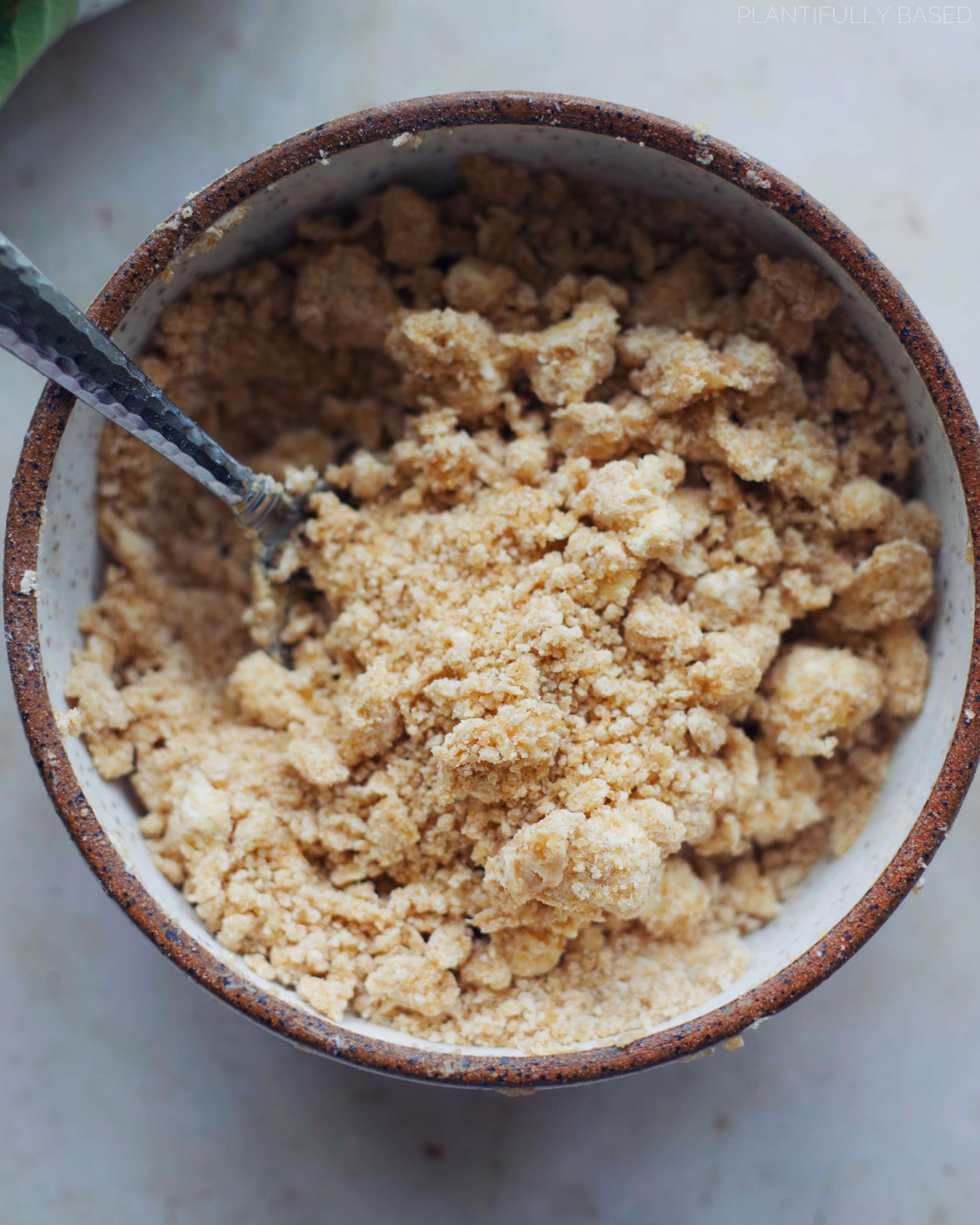 The Best Vegan Apple Crumble - Plantifully Based