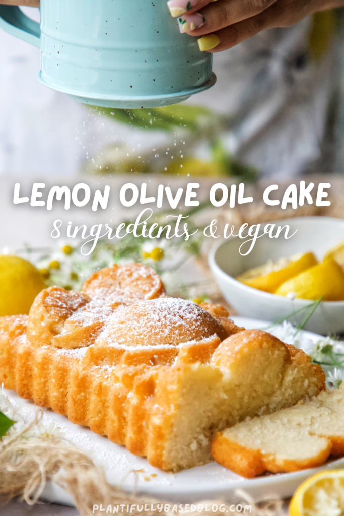 Vegan Lemon Olive Oil Cake - Plantifully Based