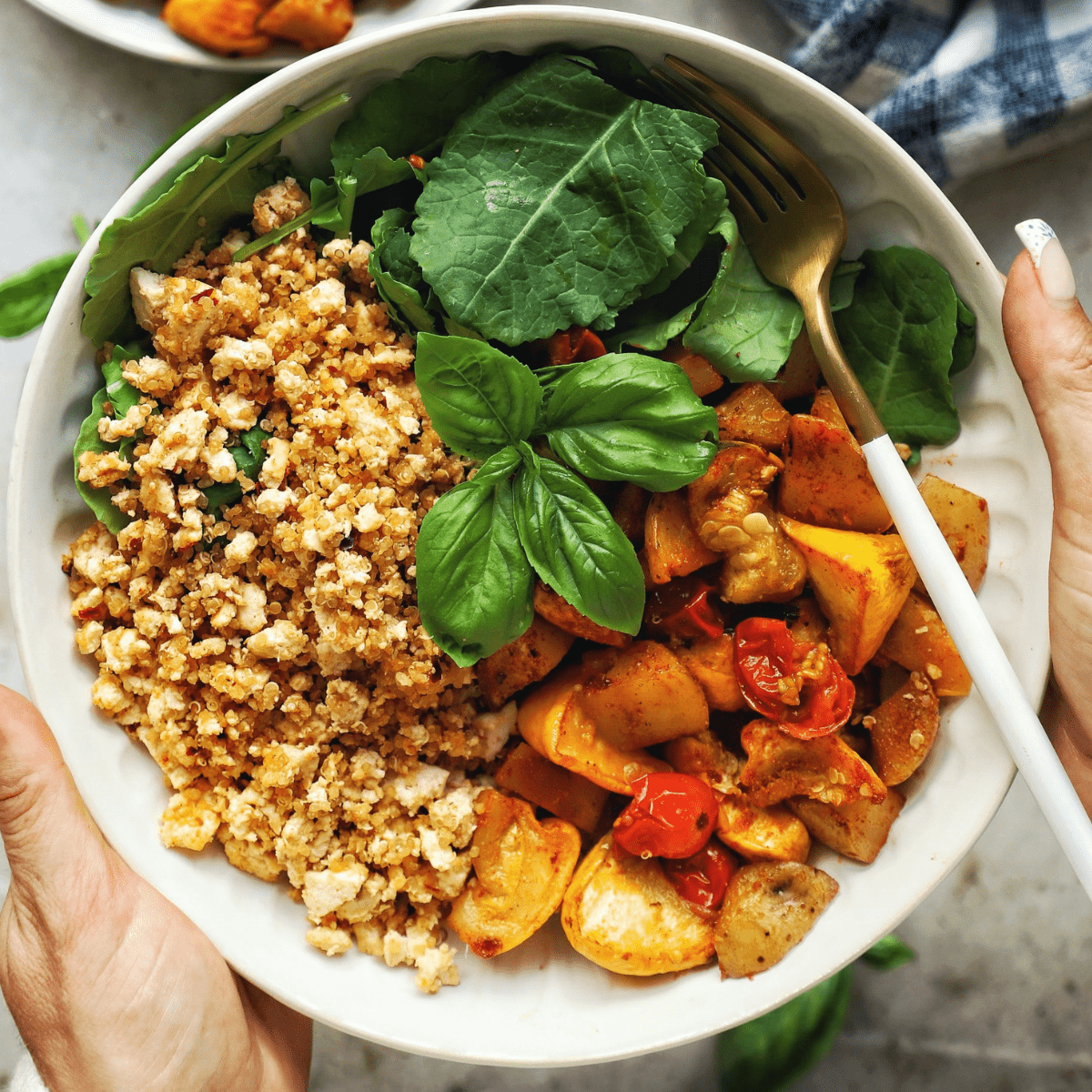 Crockpot White Bean Farro Soup - Plantifully Based