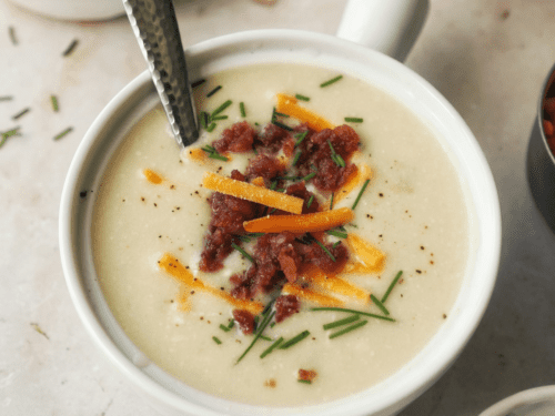 Creamy Healthy Potato Soup (Vegan & Veggie-Loaded) - Hummusapien