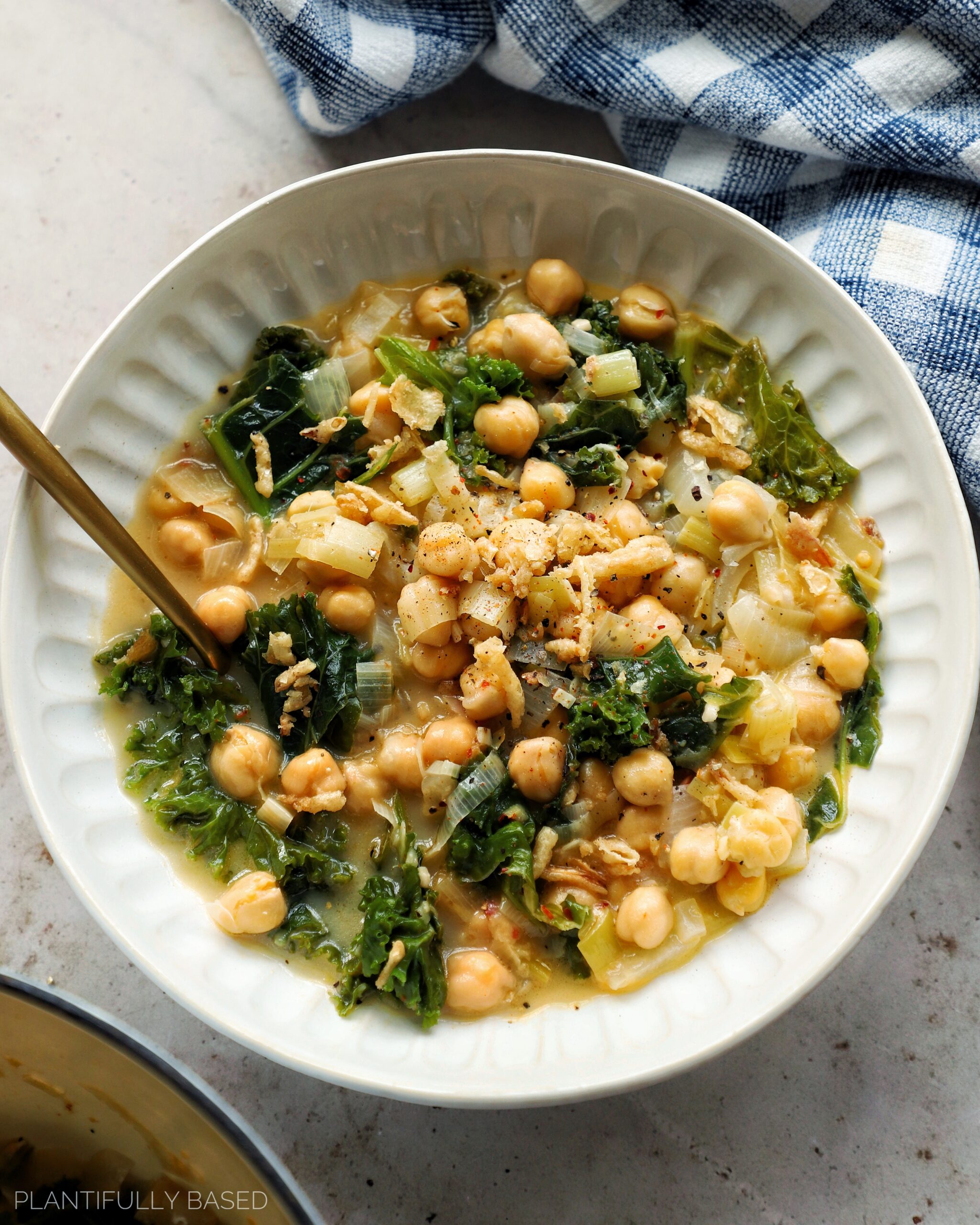 Creamy Chickpea Stew - Plantifully Based