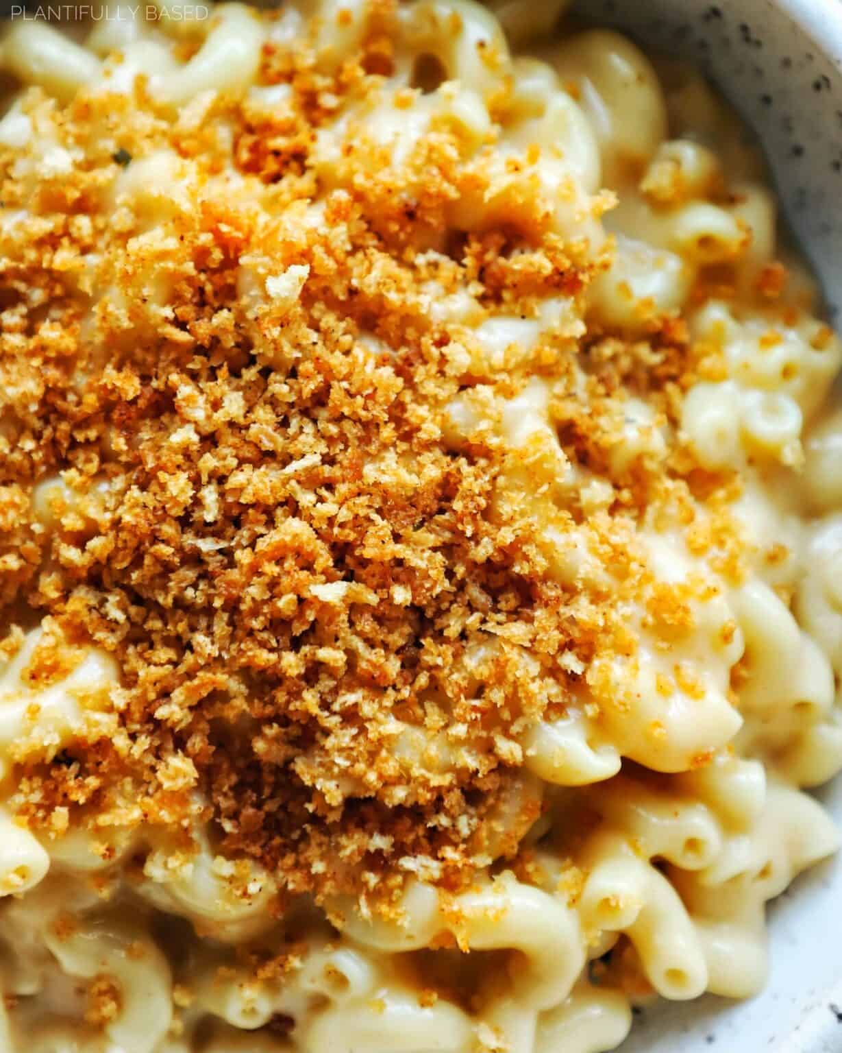 Vegan Mac & Cheese for One - Plantifully Based