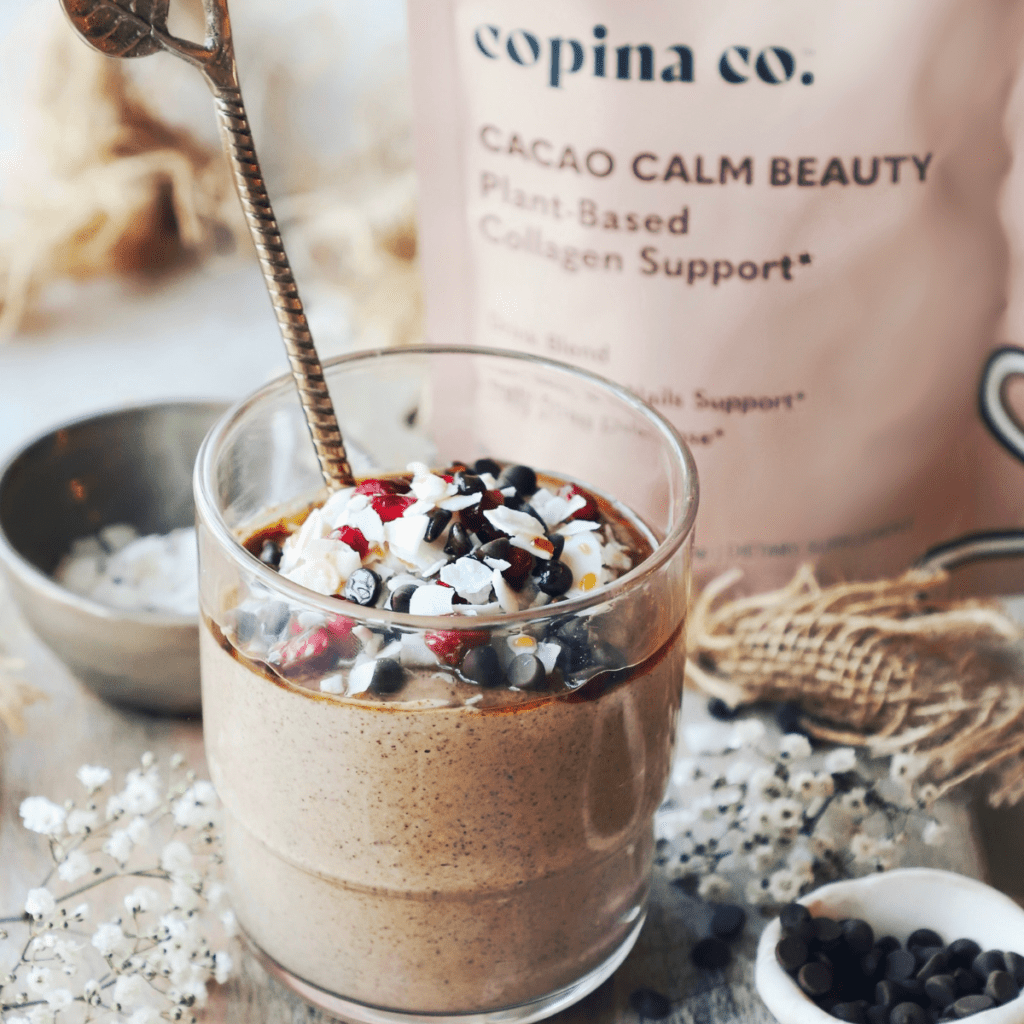 Vegan Collagen Blended Chia Pudding - Plantifully Based