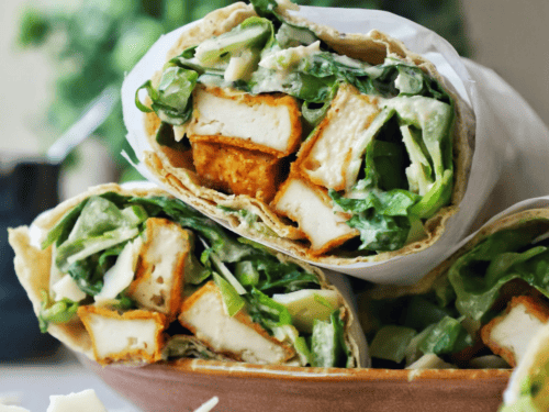 Chicken Caesar Salad Wrap