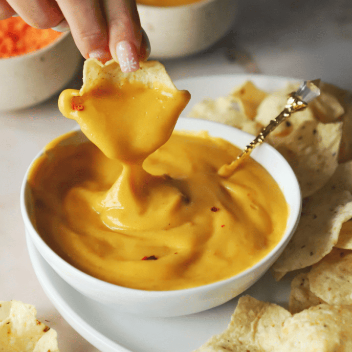 Vegan Nacho Cheese (No Nuts!) - Plantifully Based