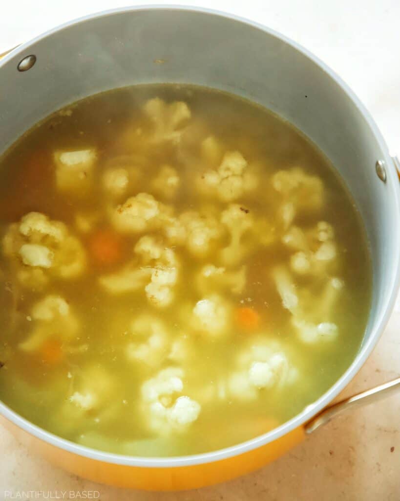 image of ingredients boiled in broth