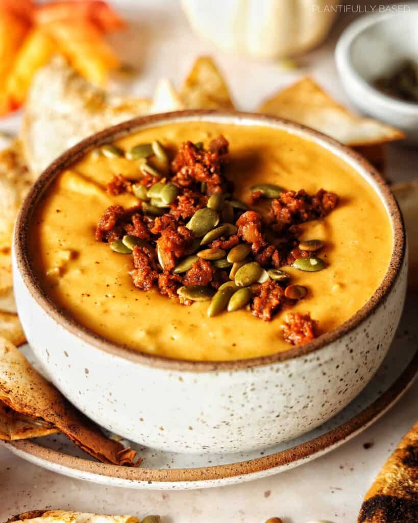 image of pumpkin queso