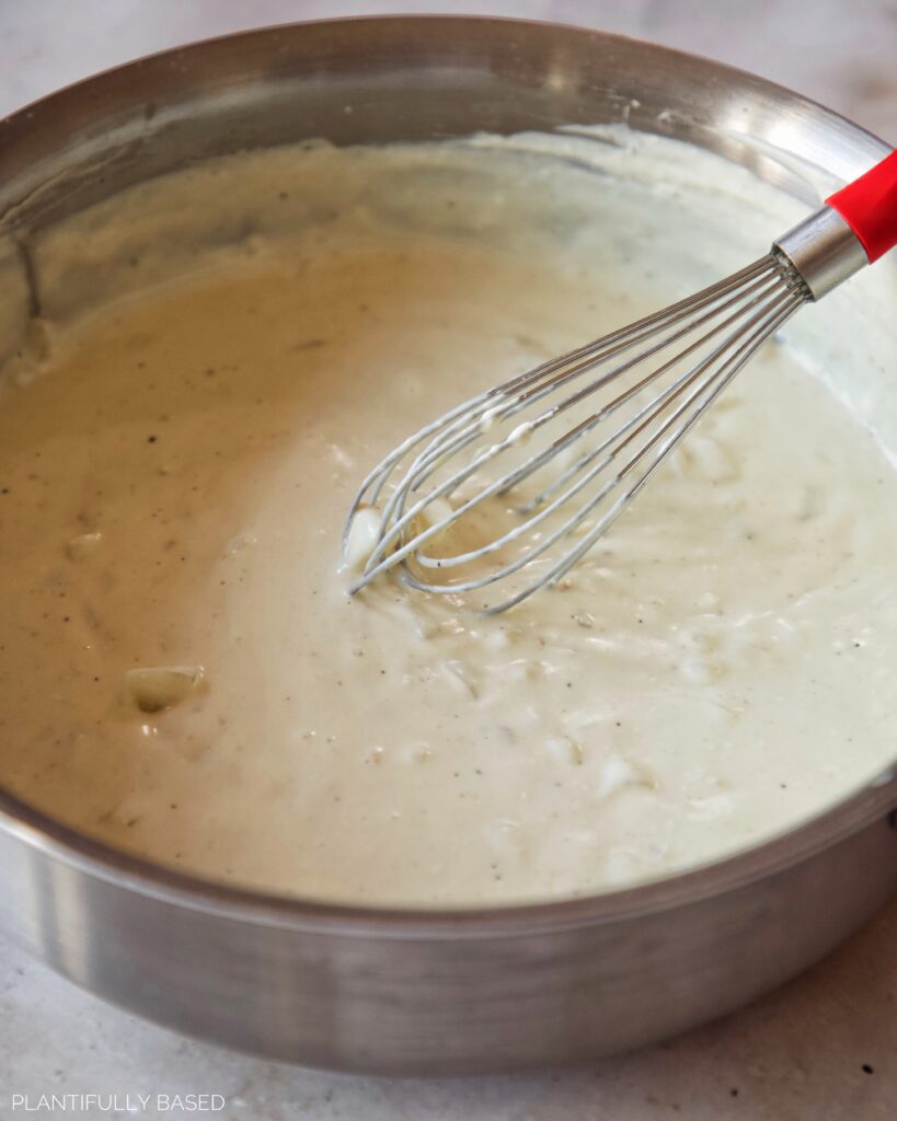 vegan cream sauce for creamed spinach