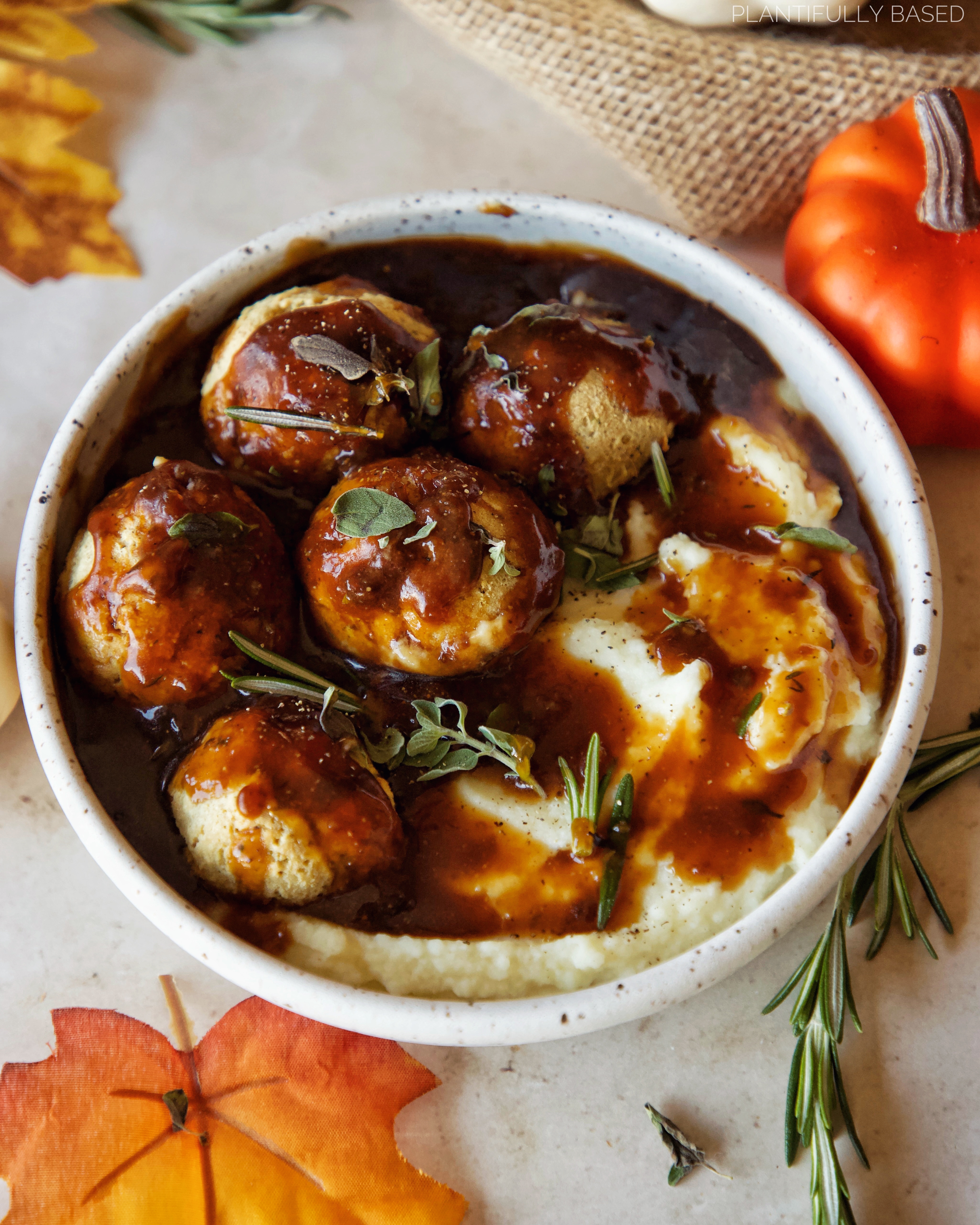 vegan turkey meatballs
