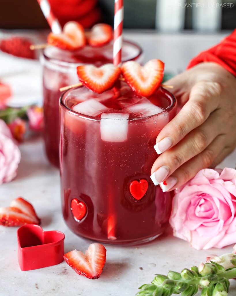 image of love potion valentine's day mocktail
