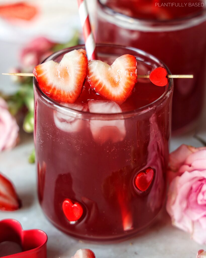 image of valentine's day mocktail love potion
