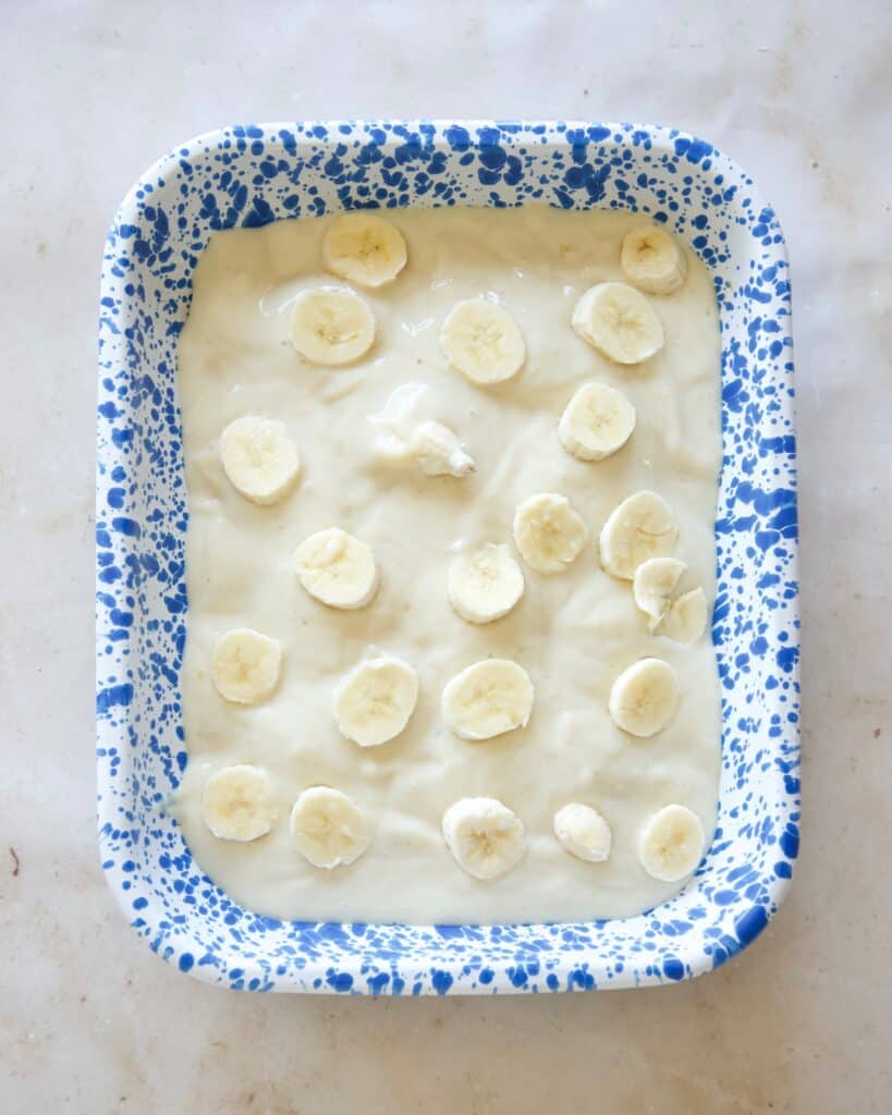 layered vegan banana pudding