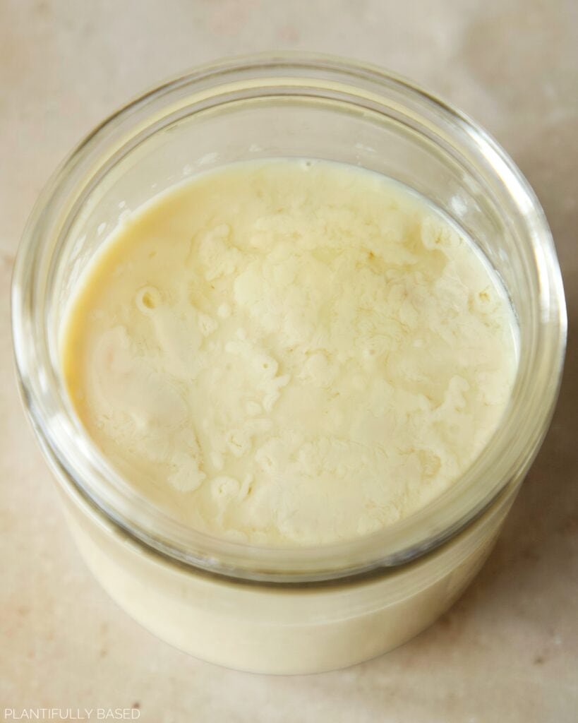 vegan buttermilk after curdling