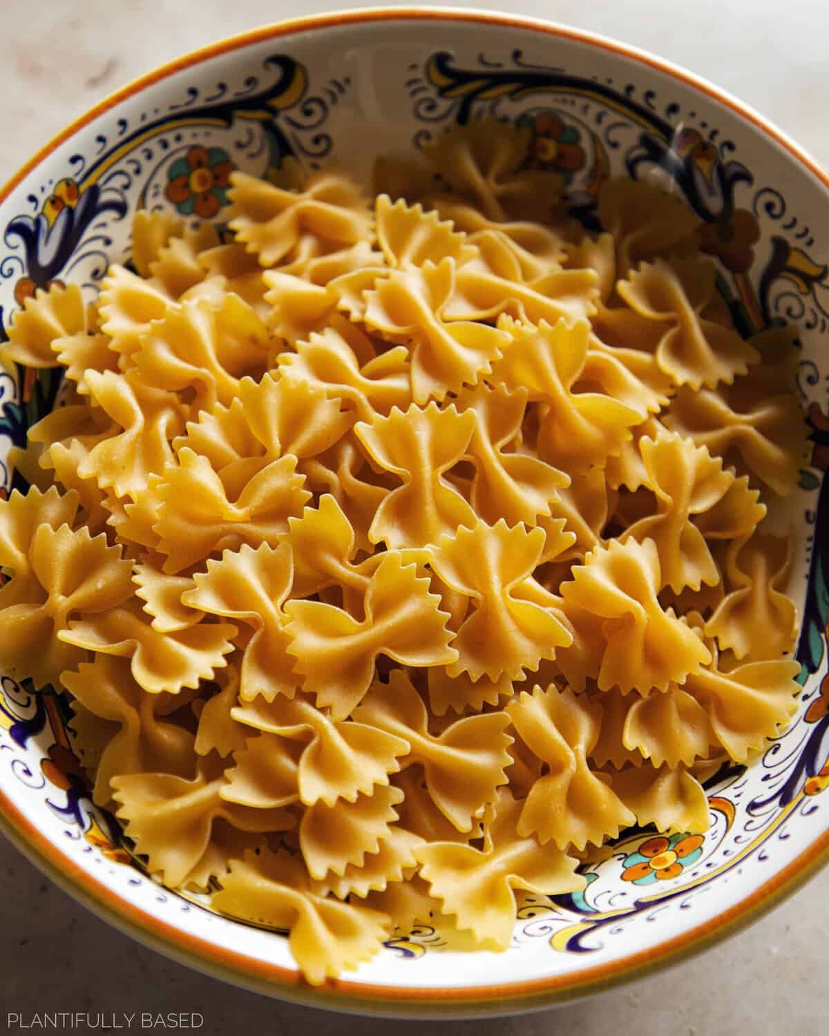 image of farfalle pasta