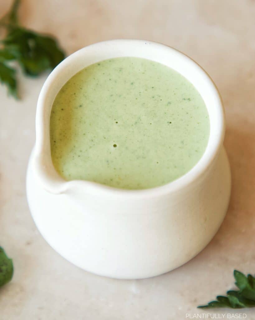 vegan green goddess dressing