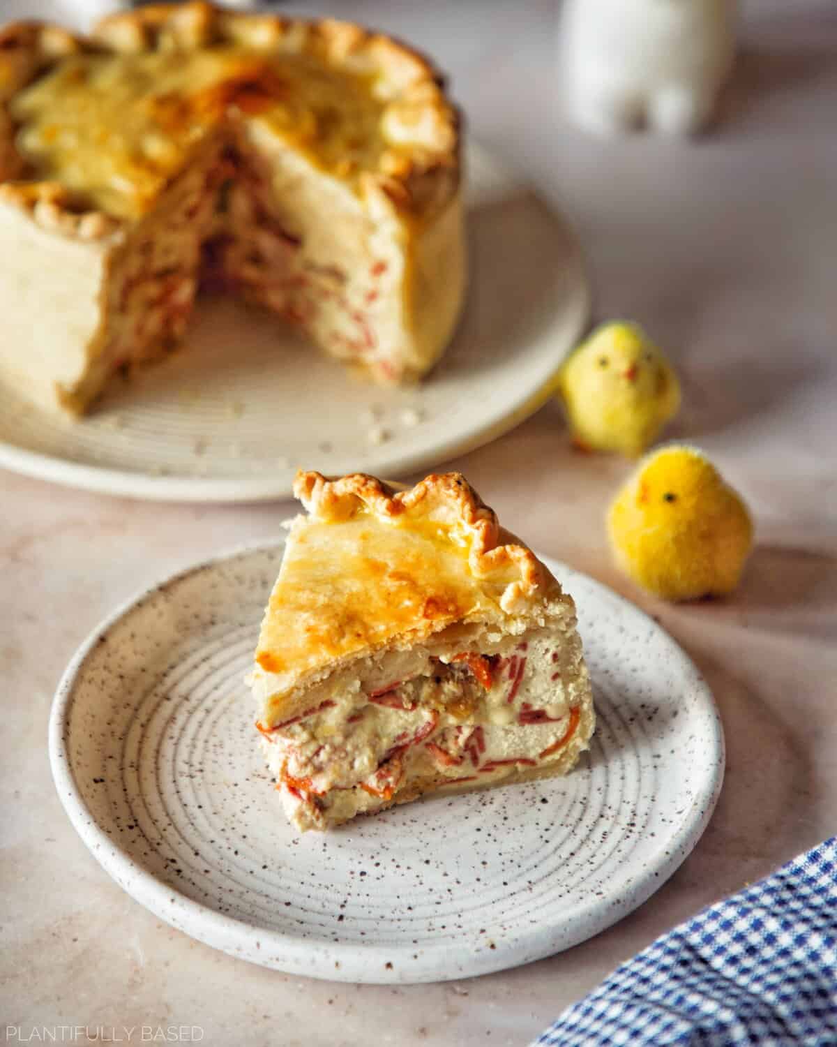 image of vegan pizza rustica