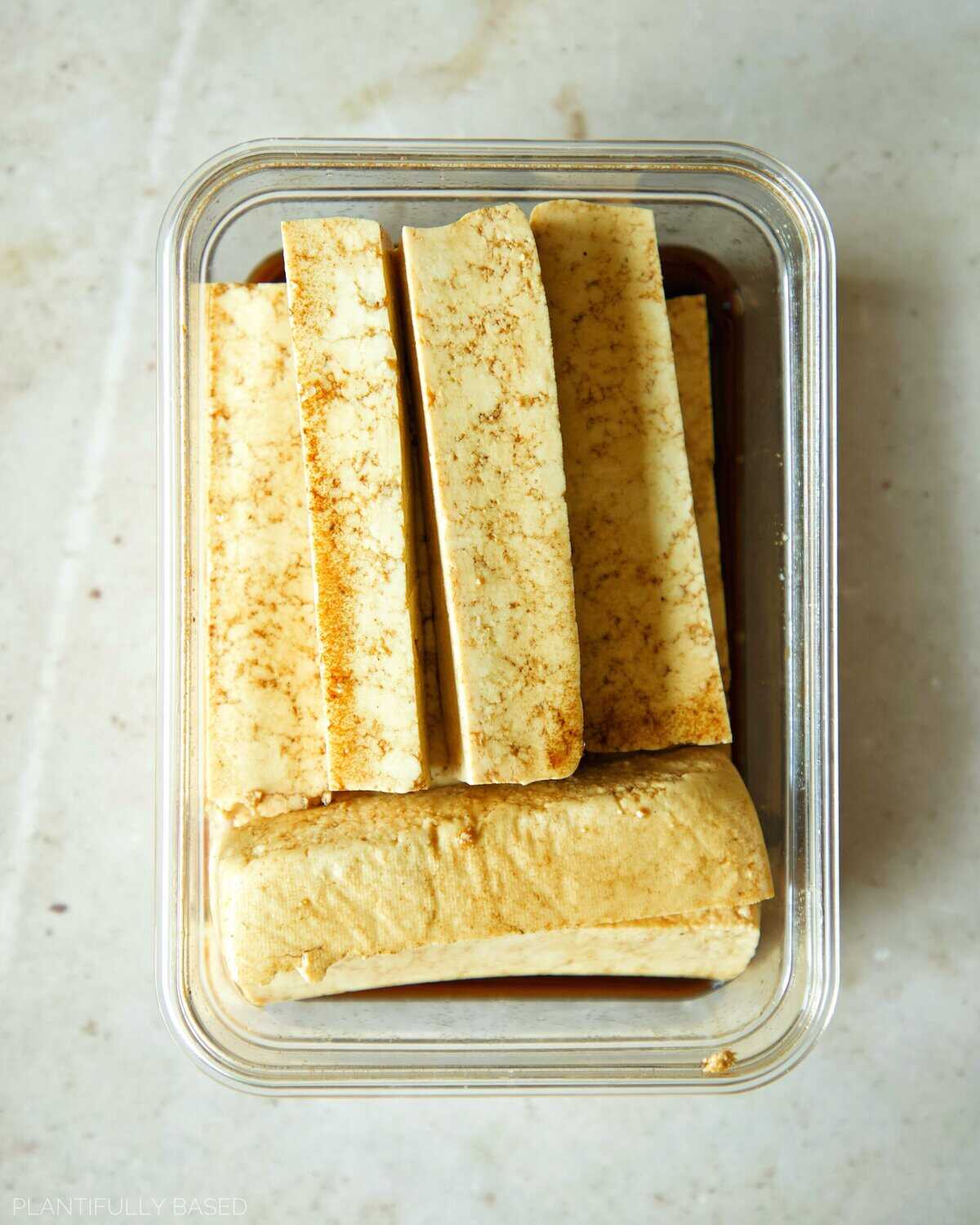 Tofu Ribs Easy Vegan BBQ Ribs (Made with Tofu) - Plantifully Based