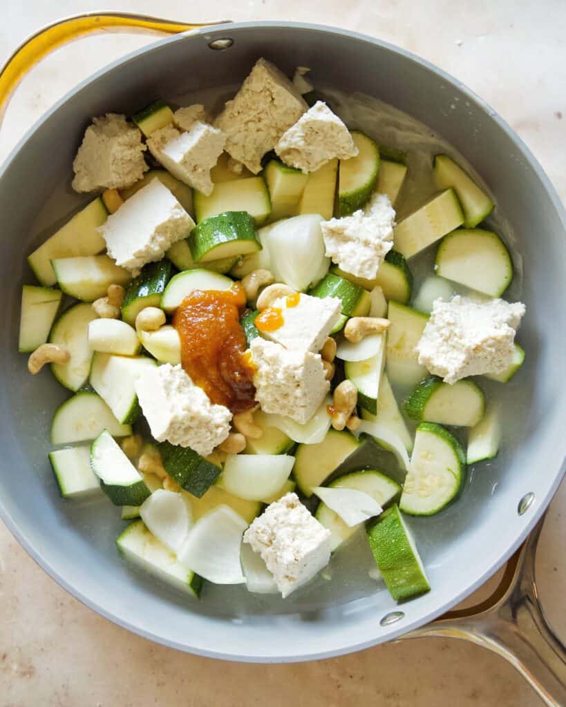 creamy zucchini sauce