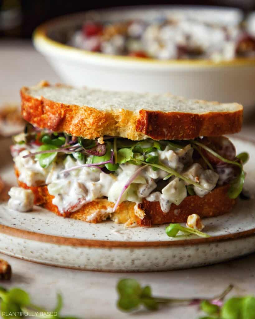 Vegan Waldorf "Chicken" Salad