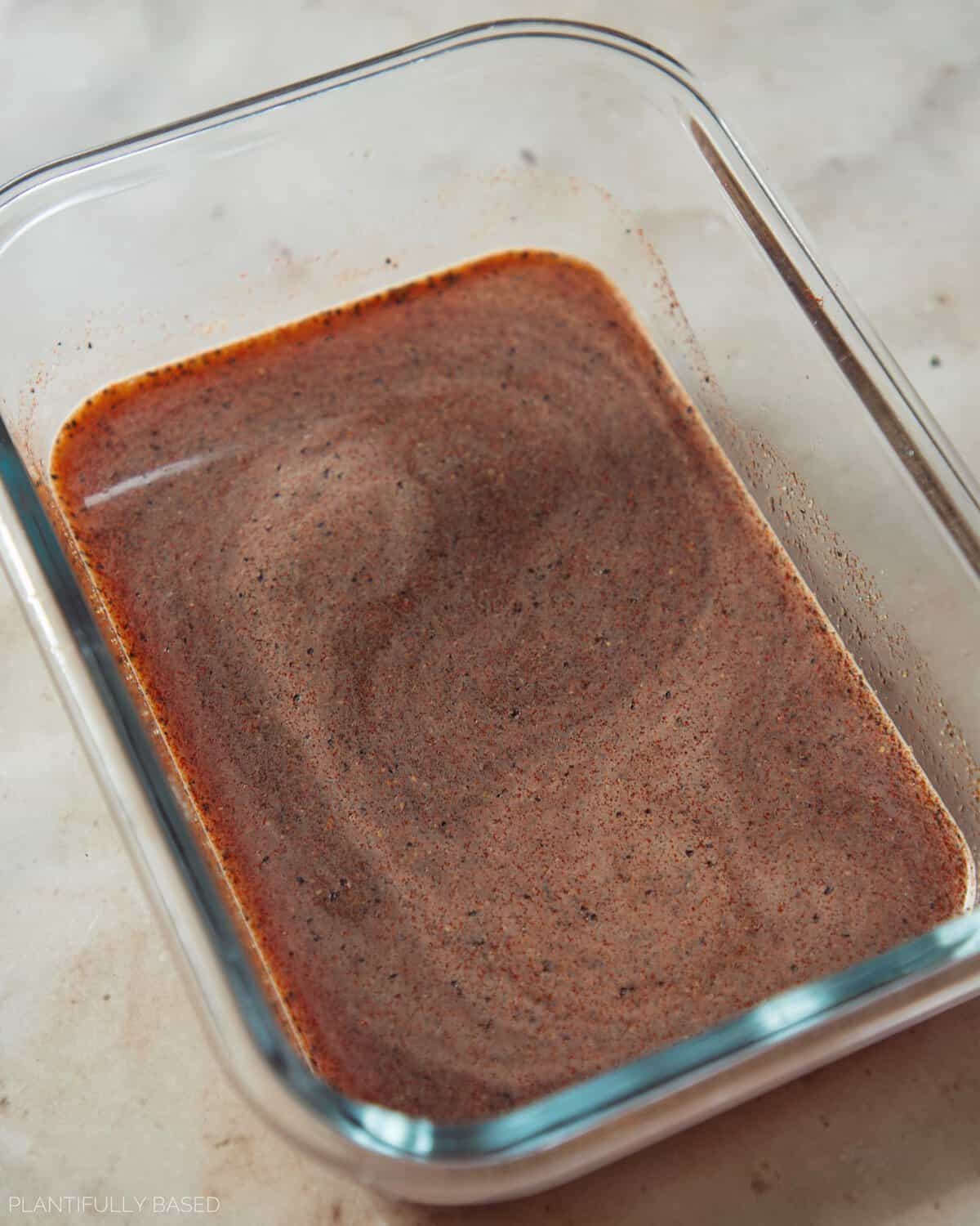 Crispy & Meaty Tofu Bacon (Vegan) marinade