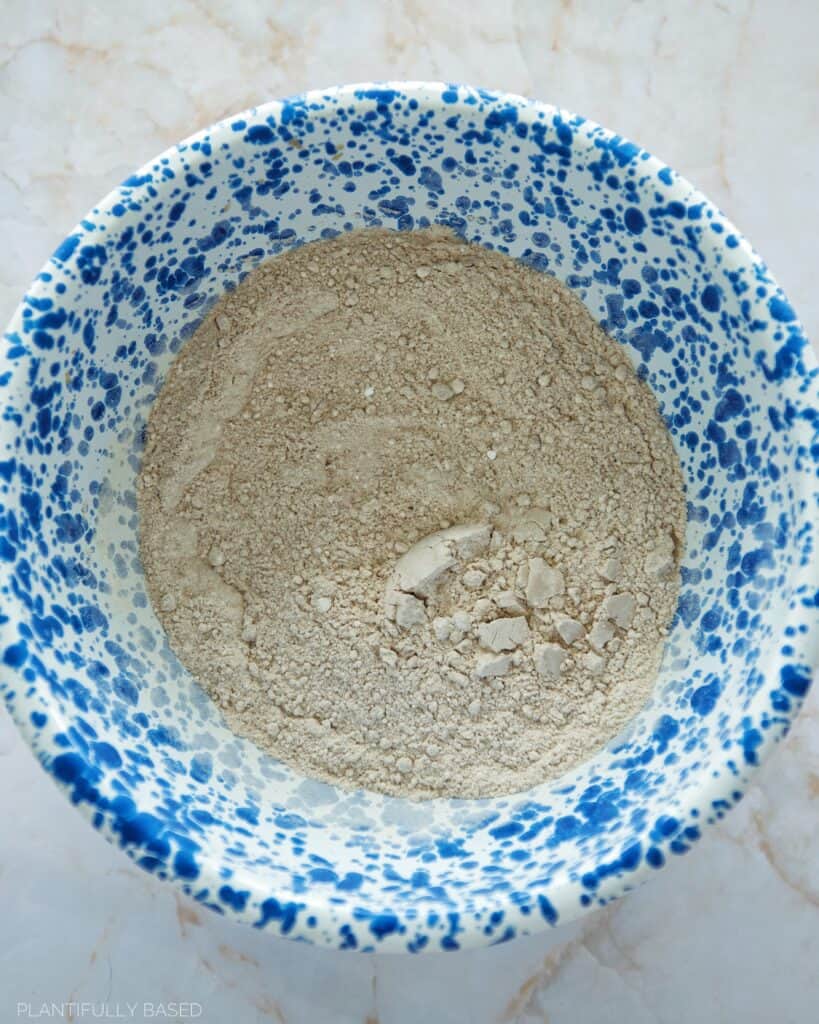 dry ingredients for high protein brownies