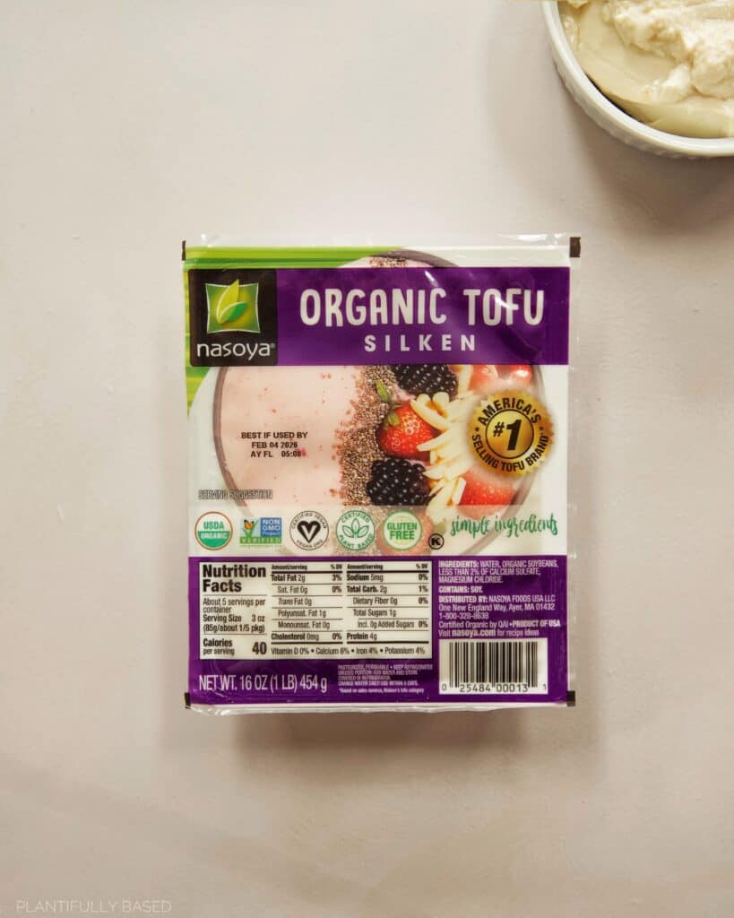 image of silken tofu in package