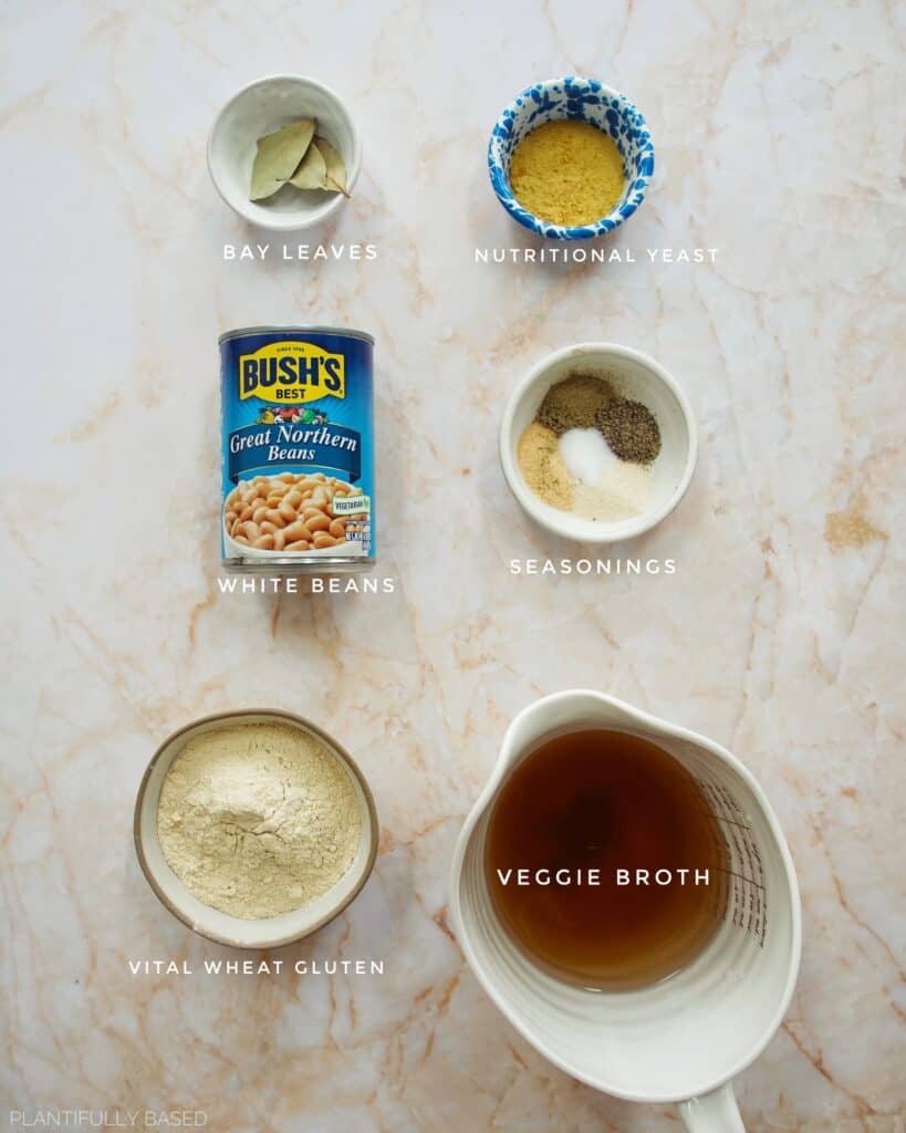 shredded vegan chicken ingredients