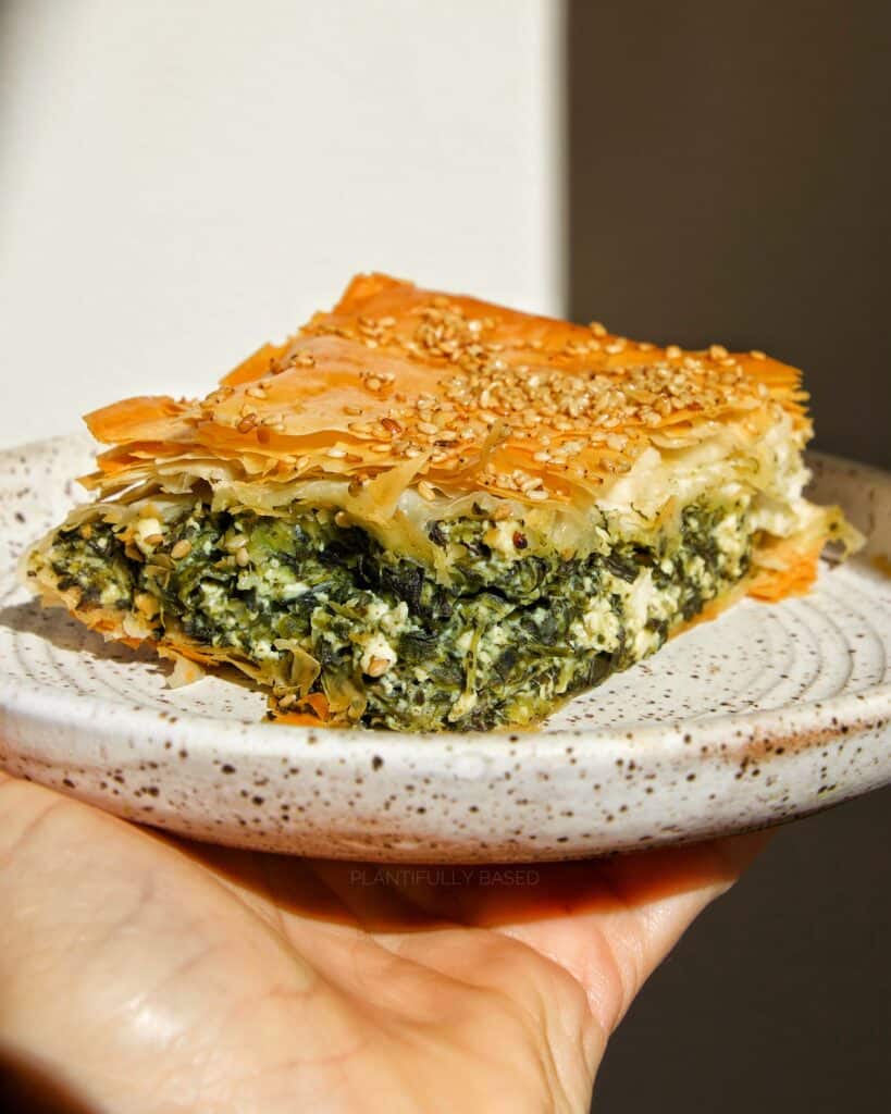 Vegan Spanakopita (Spinach Pie)