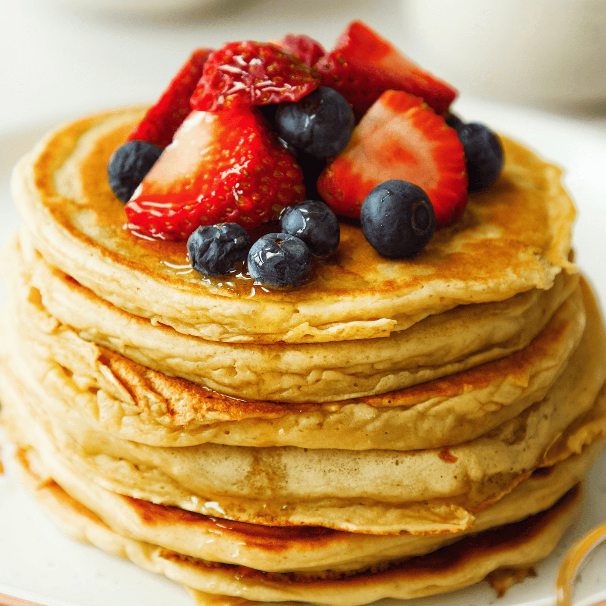 High Protein Pancakes (Vegan & 35G Protein) - Plantifully Based