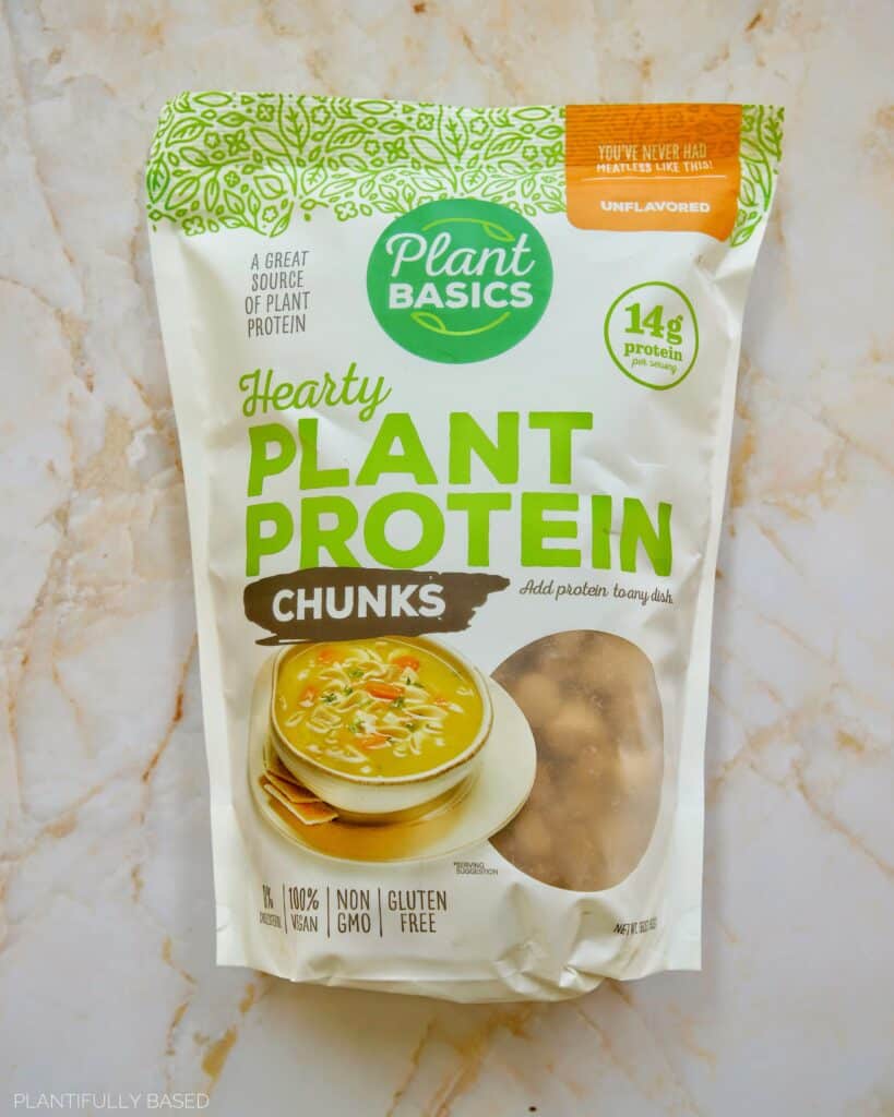 plant protein chunks