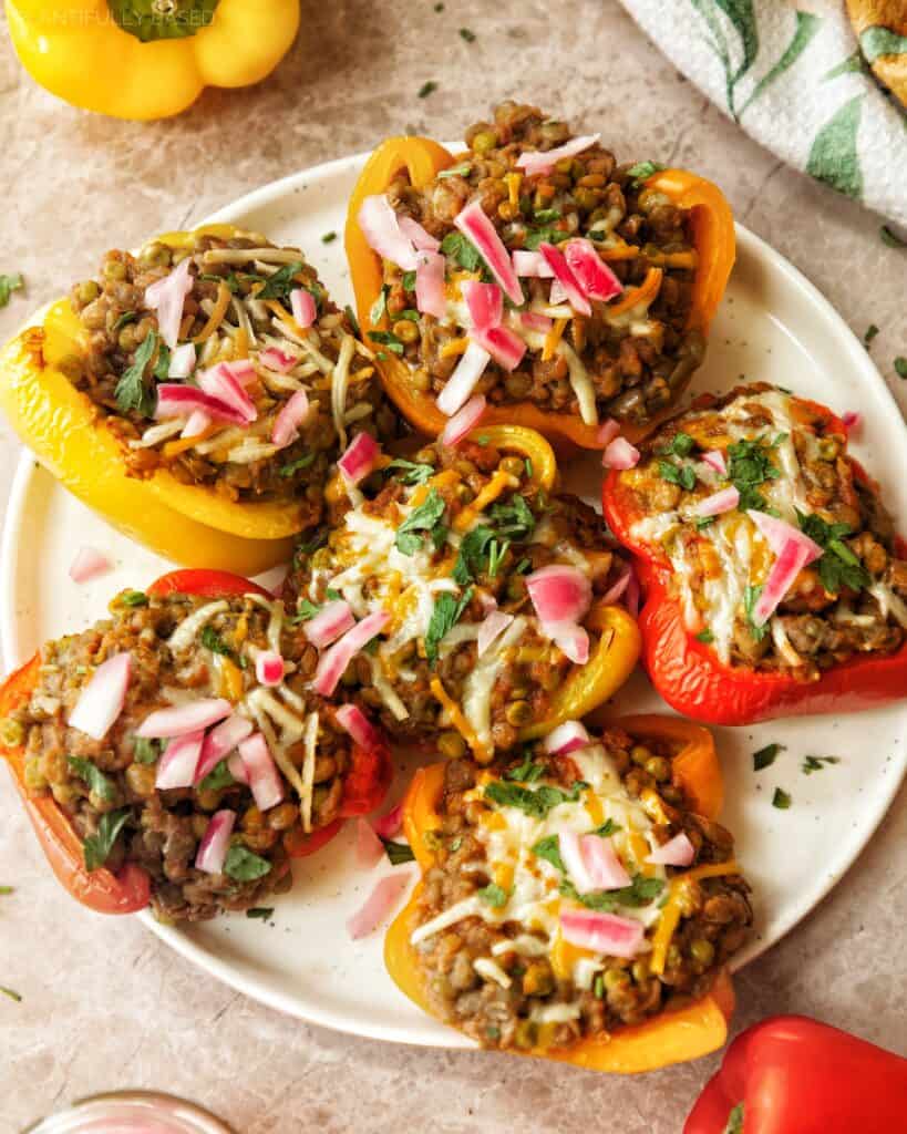 vegan stuffed peppers