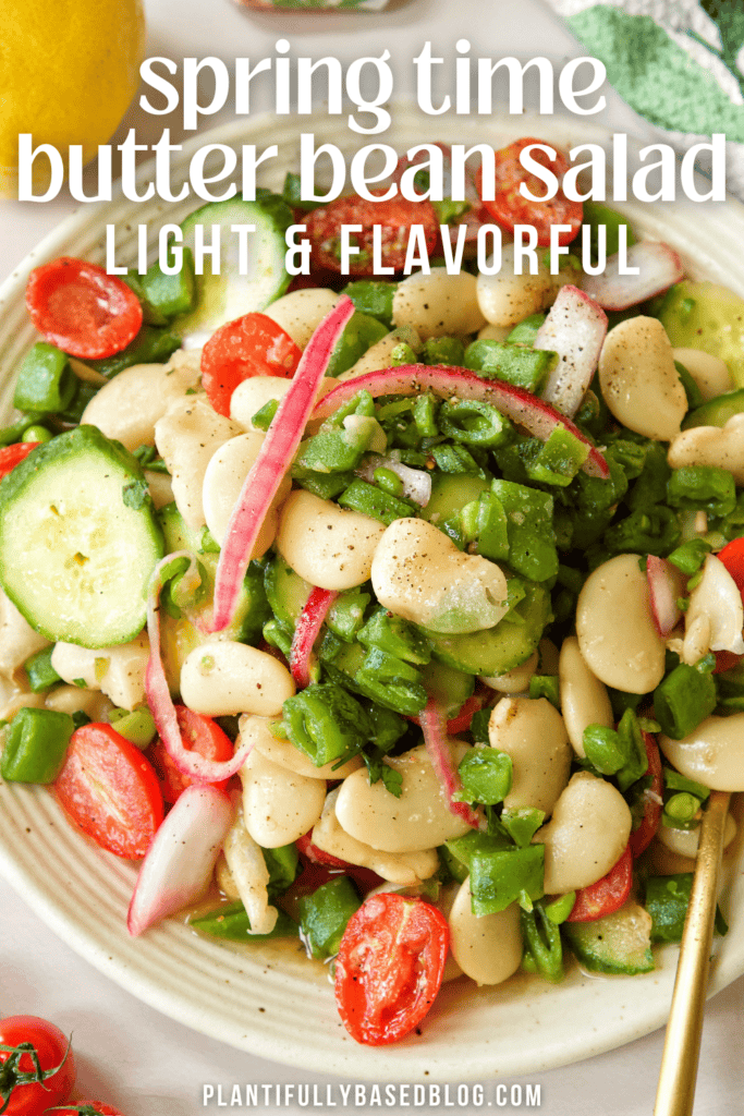 butter bean salad pin