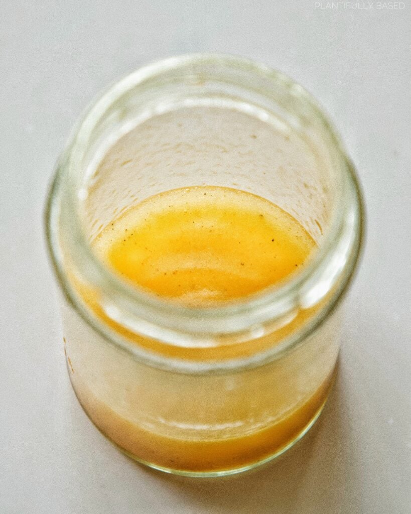 dressing for orange and white bean salad
