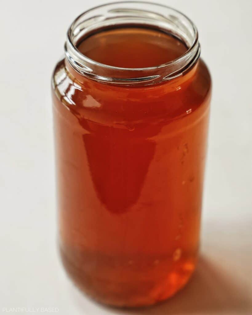 Easy Homemade Vegetable Broth from Scraps (Veggie Scrap Broth)
