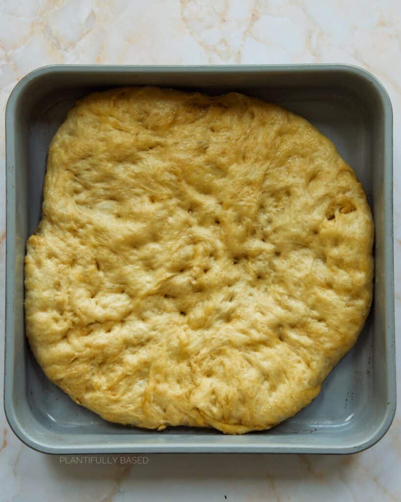 dough after rising